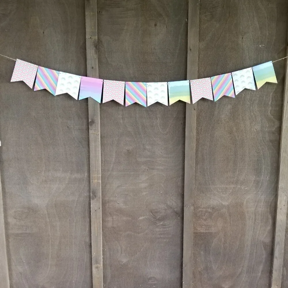 Rainbow Party Set with Confetti